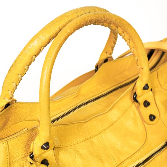 Balenciaga Part Time Mimosa Leather Tassel Shoulder Bag - Picture 8 of 14
